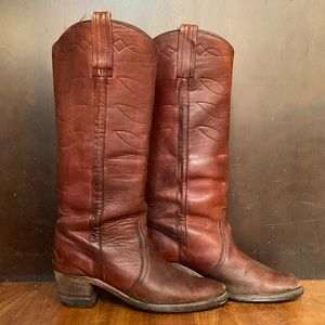 Vintage Frye Campus Stitching detail